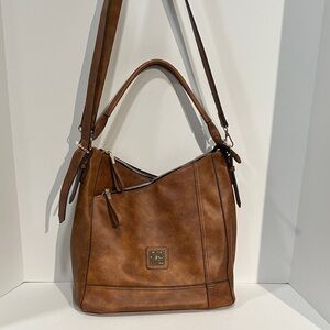 Jose Hess Signature Leather Hobo Bag